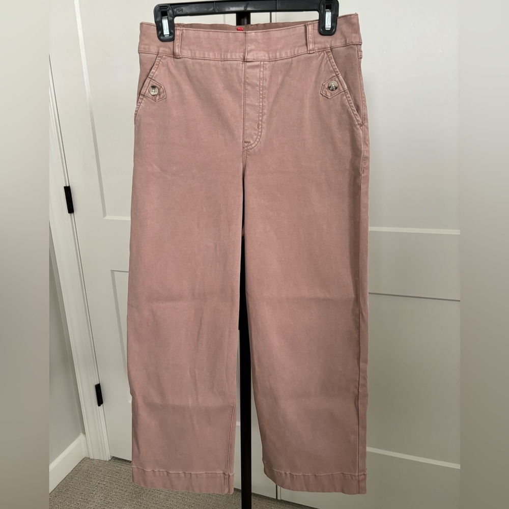 Spanx Stretch Twill Cropped Pant, size L